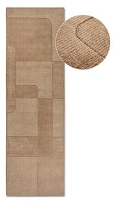 Бежова ръчно изработена вълнена пътека 80x250 cm Charlotte – Villeroy&Boch
