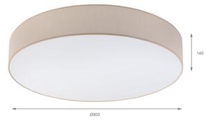 Brilagi - LED таванно осветително тяло SIRIJA 6xE27/60W/230V Ø 80 см бежово
