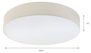 Brilagi - LED таванно осветително тяло SIRIJA 6xE27/60W/230V Ø 80 см кремаво