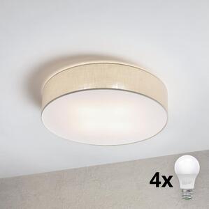 Brilagi - LED таванно осветително тяло SIRIJA 4xE27/60W/230V диам. 60 см кремаво