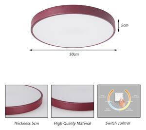 Brilagi - LED плафон POOL LED/60W/230V 3000/4000/6000K 50 см бордо