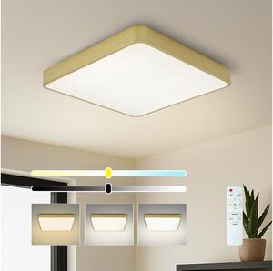 Brilagi-LED Димируем плафон POOL LED/48W/230V 3000-6000K 50x50 см златист+с дистанционно управление