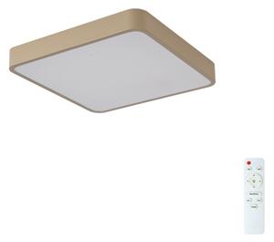 Brilagi-LED таванен плафон POOL с димер LED/36W/230V 3000-6000K 40x40 cm бежов+дистанционно