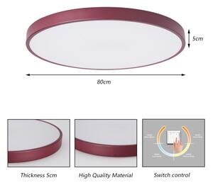 Brilagi - LED таванно осветително тяло POOL LED/100W/230V 3000/4000/6000K 80 cm бордо