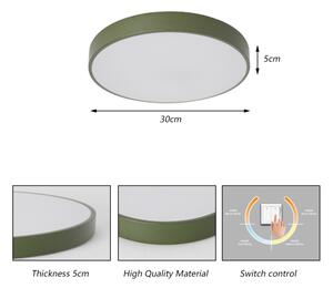 Brilagi - LED таванно осветително тяло POOL LED/36W/230V 3000/4000/6000K 30 см зелено