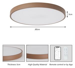 Brilagi-LED димируемо осветително тяло POOL SMART LED/100W/230V 80 cm Wi-Fi (Tuya) + дистанционно управление, кафяво