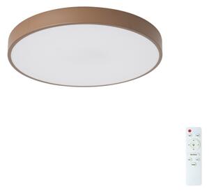 Brilagi - LED плафон с димиране POOL LED/48W/230V 3000-6000K 40 cm кафяв+с дистанционно управление