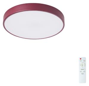 Brilagi-LED плафон POOL с възможност за димиране LED/36W/230V 3000-6000K 30 cm бордо + дистанционно управление