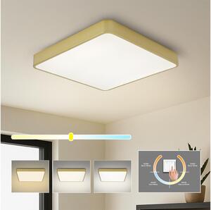 Brilagi - LED таванно осветително тяло POOL LED/48W/230V 3000/4000/6000K 50x50 cm златисто