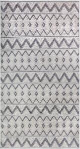 Сива пътека подходяща за пране 80x200 cm Zig Zag – Vitaus