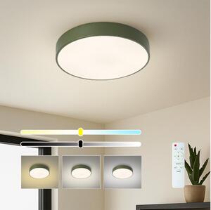 Brilagi - LED плафон POOL LED/36W/230V 3000-6000K 30 см зелен, с възможност за димиране + дистанционно управление