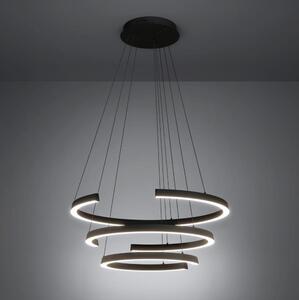 Eglo 390532 - LED димируем полилей на кабел LABONETE LED/50W/230V черен + дистанционно управление