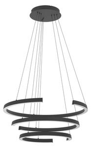 Eglo 390532 - LED димируем полилей на кабел LABONETE LED/50W/230V черен + дистанционно управление