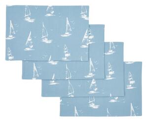 Памучни подложки за хранене в комплект 4 бр. 30x46 cm Salcombe Boats – Catherine Lansfield