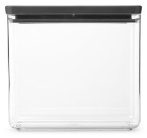 Кутия за съхранение Brabantia Tasty+ Stackable 1008875, 3.5 л, Силиконово уплътнение, Без BPA, Тъмносив
