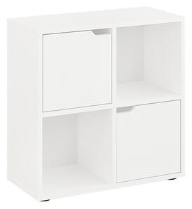 Книжна лавица Bookel, Pako World, бяла, 59x27x60 см