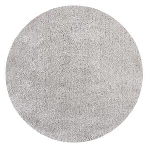 Килим Feather Soft Сив 133X133 см, кръгъл, Flair Rugs