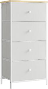 Шкаф за съхранение Songmics Бял 30 x 45 x 91.7 см
