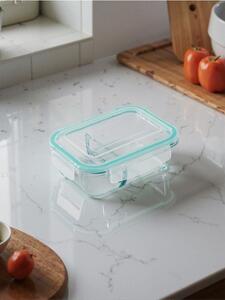 Sinsay - Стъклен контейнер за храна с отделение - clear