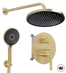 Душ система за вграждане Rea Maxim Brush Gold + BOX