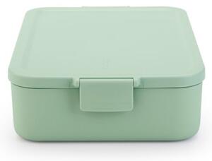 Кутия за храна Brabantia Make&Take 1006291, 2 л, С разделители, Плътно затваряне, Без BPA, Зелен