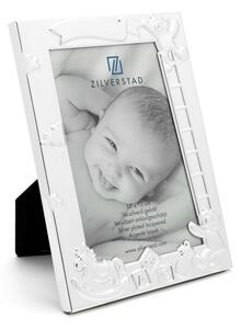 Метална стояща рамка в сребристо 27x11 cm Baby – Zilverstad