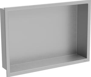 Mexen X-Wall-R нишева етажерка с фланец 45 x 30 см, инокс - 1910453010