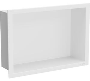 Mexen X-Wall-R вградена полица с фланец 30 x 20 см, бяла - 1920302010