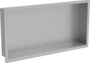 Mexen X-Wall-R нишева полица с яка 60 x 30 см, инокс - 1910603010