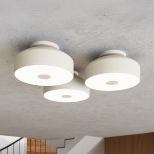 SOLLUX LIGHTING Таванска лампа CLARO, бежова, Ø 30 cm, метал, 4 x E27, Затъмняване, Бежов, Дневна/трапезария, Метал