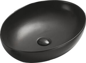 Mexen Jowita мивка тип купа 52 x 39 см, черен мат - 21355285