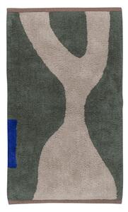Тъмнозелен памучен килим подходящ за пране 50x80 cm Figura – Mette Ditmer Denmark