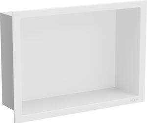 Mexen X-Wall-R нишова полица с фланец 30 x 20 см, бяла - 1920302010