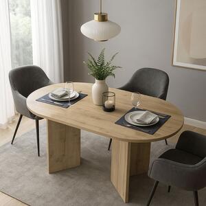 Меламиново трапезарно маса Cortado в цвят сапфирен дъб 138x80x75см