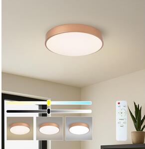 Brilagi - Димируем LED плафон POOL LED/48W/230V с диаметър 40 см, бронзов + дистанционно управление