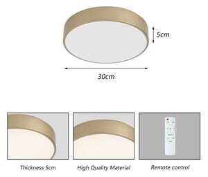 Brilagi - димируема LED таванна лампа POOL LED/36W/230V Ø 30 см златна + дистанционно управление