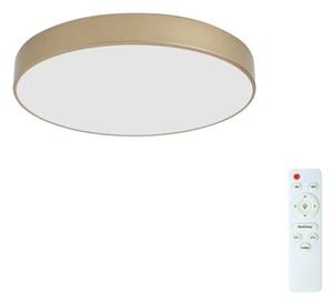 Brilagi - LED димируем таванен плафон POOL LED/60W/230V Ø 50 cm златист + дистанционно управление