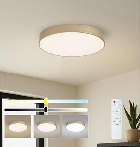 Brilagi - LED димируем таванен плафон POOL LED/60W/230V Ø 50 cm златист + дистанционно управление
