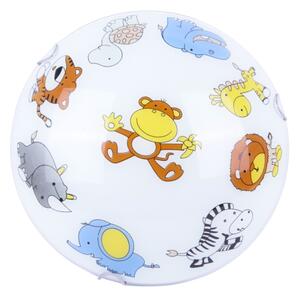 Globo 40607 - Детска плафониера KIDDY 2xE27ILLU/60W/230V