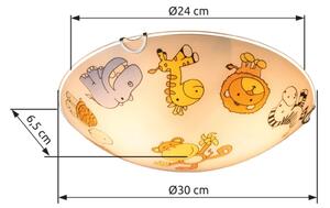 Globo 40607 - Детска плафониера KIDDY 2xE27ILLU/60W/230V