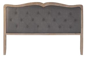 Табла за легло DKD Home Decor Тъмно сив каучук 160 x 10 x 120 cm