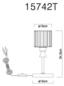 Globo 15742T - Настолна лампа JORDANA 1xE27/60W/230V