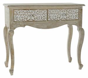 Console DKD Home Decor Бял Многоцветен Дървен Дърво манго 92 x 42 x 81 cm