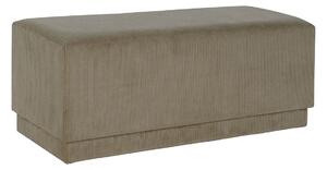 Табуретка DKD Home Decor Кафяв полиестер Дървен MDF 100 x 40 x 40 cm