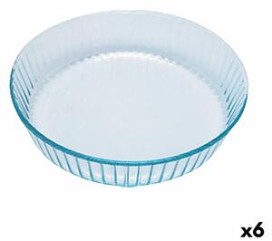 Форма за Печене Pyrex Classic Кръгъл Прозрачен 27 x 27 x 6 cm (6 броя)