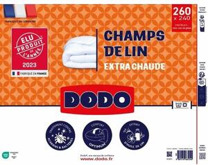 Скандинавски Стил Пълнеж DODO Champs de Lin 240 x 260 cm Бял 450 g/m²