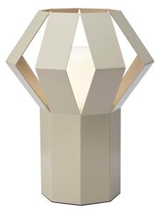 Бежова метална настолна лампа с метален абажур (височина 27 cm) Octa – Markslöjd