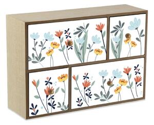 Кутия за бижута Versa Selene 11 x 32 x 32 cm Дървен MDF