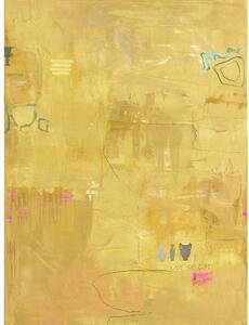 Ръчно рисувана върху платно картина 88x118 cm Yellow Petite – Malerifabrikken