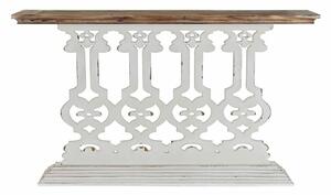 Конзола DKD Home Decor 8424001793600 142 x 30 x 83 cm Ела Естествен Бял Дървен MDF